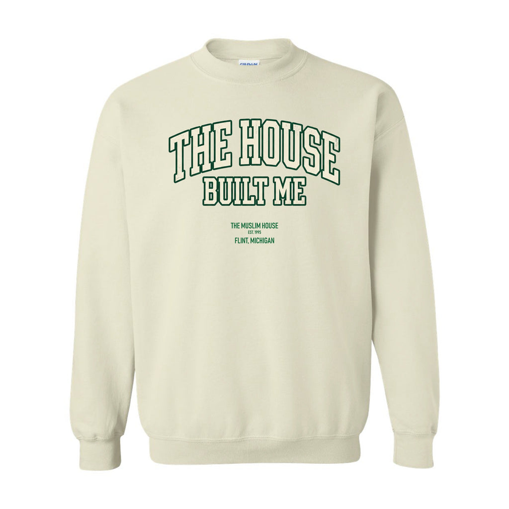 The House Built Me Crewneck — Cream